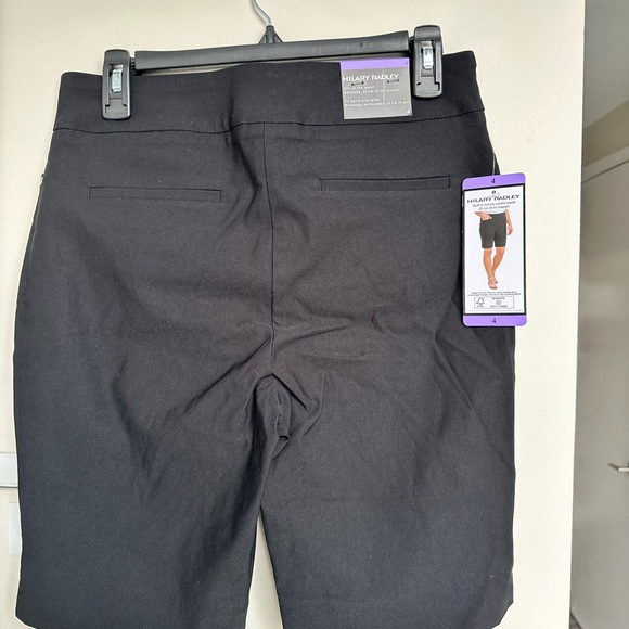 Hilary Radley Classic Black Women's Bermuda Shorts Size 4 - Picture 7 of 10